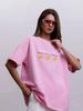 Duck Russian Letter Print American Short Sleeve T Shirt Unisex Summer High Street Europe Graphic T Shirts