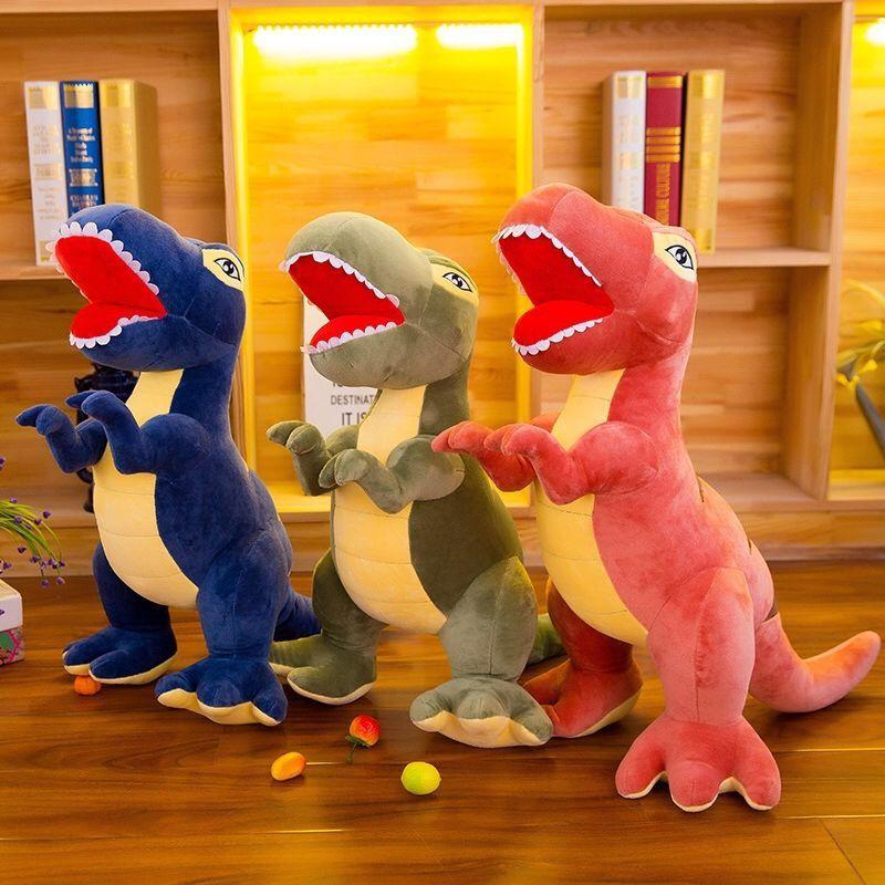Simulation Dinosaur Plush Toy Doll Tyrannosaurus Doll Large Boy Rag Doll Pillow Children's Birthday Gifts Boys' and Girls' Toys