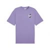 Puma Футболка унисекс с графическим принтом Downtown180 и коротким рукавом, с круглым вырезом, лавандово-фиолетового цвета 628996-29