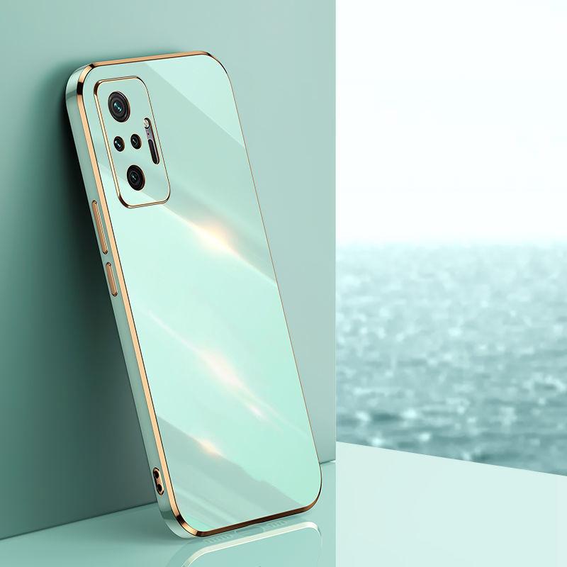Для Xiaomi Redmi Note 10 Pro Чехол Роскошный квадратный чехол Redmi Note 10Promax Чехол для телефона Противоударный силиконовый чехол-накладка Fundas