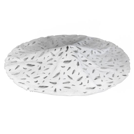 Искусственный мех юбка для рождественской елки Белая пушистая юбка для рождественской елки Толстый мягкий плюшевый коврик для зимних праздников Рождественское украшение для вечеринки