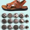 10 шт. сандалии аксессуары пуговицы мужские тапочки пляжная обувь пуговицы бесшовные пуговицы кнопки обувь металлические заклепки кнопки маленькие