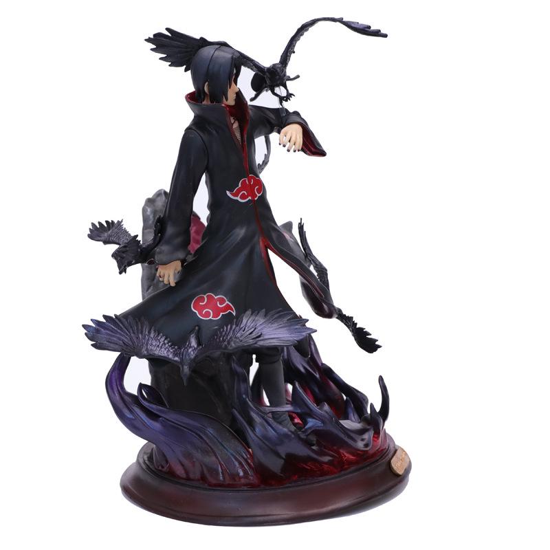 Anime Figure Naruto Shippuden Uchiha Itachi GK Uchiha Itachi With Crow Collectible Model