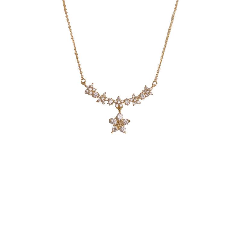 Female Niche Minimalist Cool Style Star Necklace Ivey