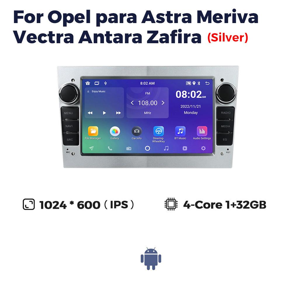 Android 13 Автомобильное радио для Opel Astra Antara Vectra Corsa Zafira Meriva Vivaro Мультимедийный видеоплеер GPS BT WIFI RDS Carplay