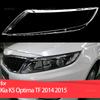Крышка фары автомобиля Автомобильные колпаки фар Рассеиватель Корпус фары Стекло линзы для Kia K5 Optima TF 2014 2015 Аксессуары