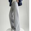 Sport Pants for Women In Autumn and Winter New Loose Straight-leg Sweatpants Narrow Version Plus Velvet Wide-leg Pants