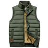 Large Size Winter Warm Casual Outwear Sleeveless Jacket Male Waistcoat Multi Many Pocket Vest
