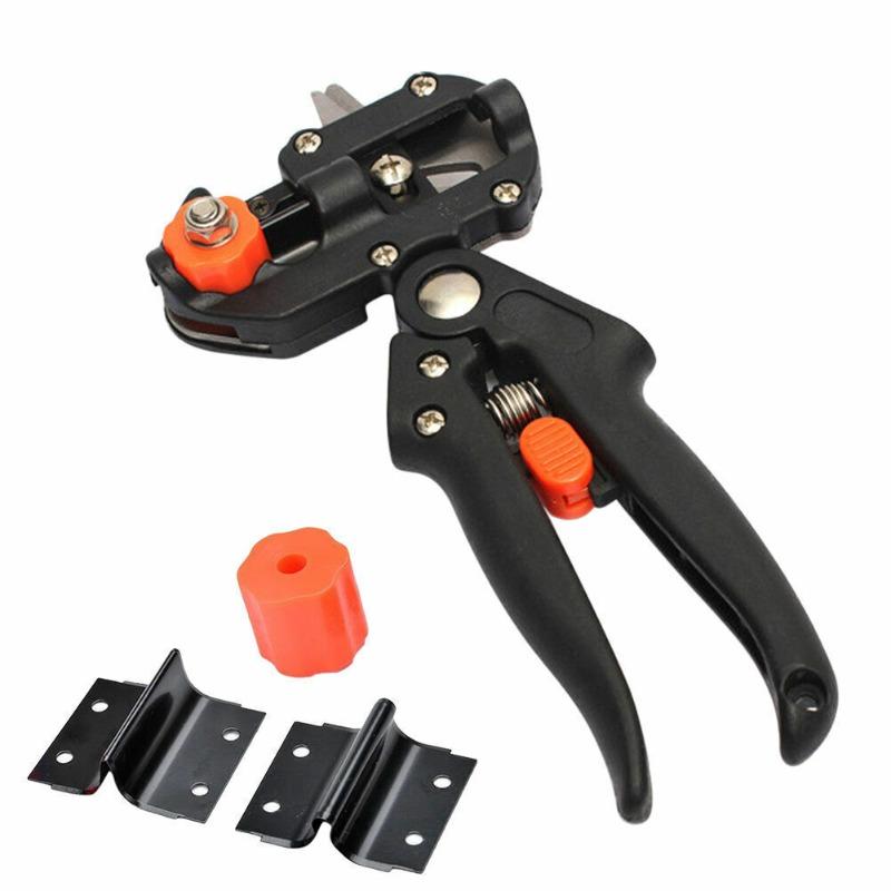 New Pro Pruning Shears Garden Grafting Tool Set Fruit Tree Scissor Cutter + 2 Blade Garden Tools Parts