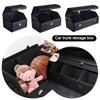 Multi-purpose Car Storage Box PU Leather Car Boot Organiser Portable Auto Bag