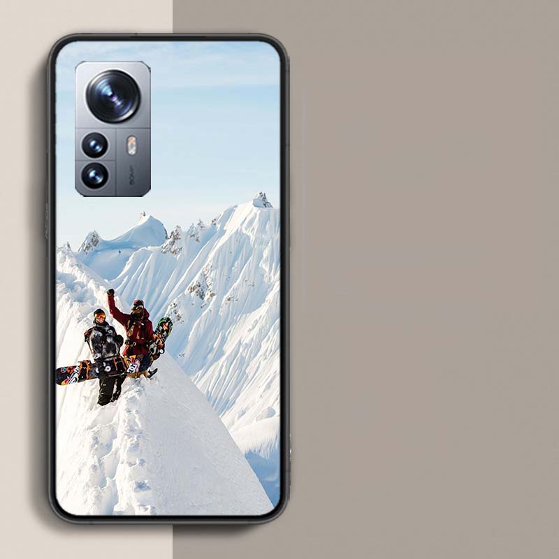 Экстремальный чехол для телефона Adventure Snowboarding для Xiaomi Mi 13 12T Poco F7 Pro 14 Ultra 15 Pro 12X 12 9 8 Lite 5G 11T 11i 10 10T