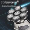 Мощная многофункциональная мужская электробритва с 7 лезвиями для лысых голов
