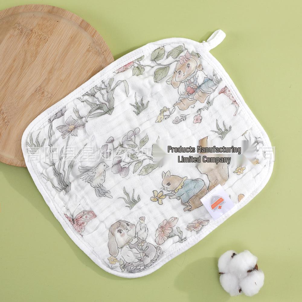 6-слойное вафельное бамбуково-хлопковое банное полотенце и детская пеленка