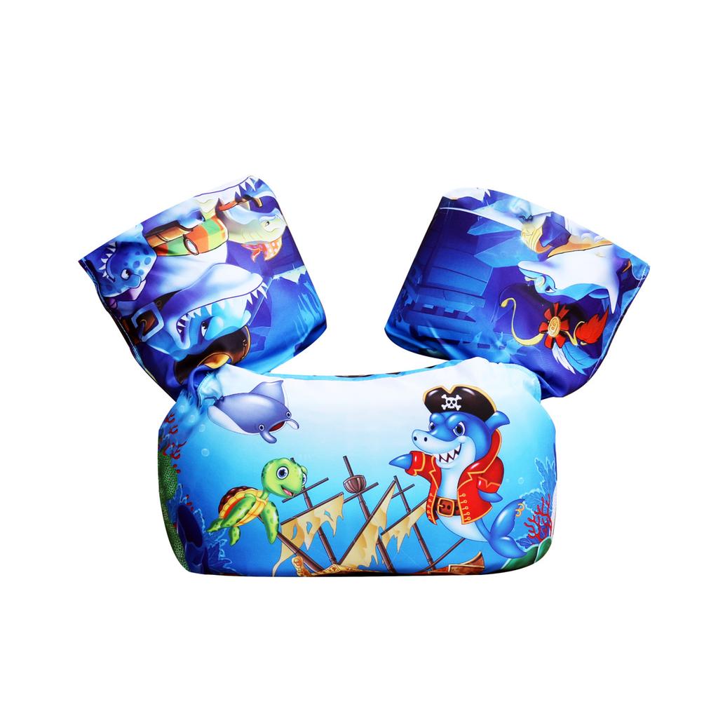 Cartoon Kids Swim Vest Child Swimming Jackets Toddlers Floatie Swim Trainer Jackets for Child Learn Swiming Training