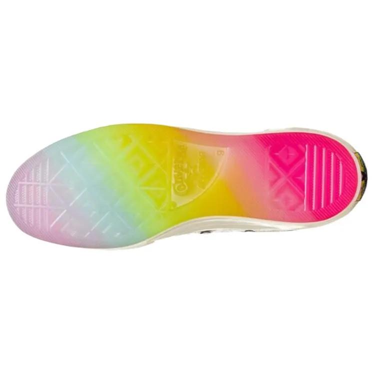 Converse Chuck 70 High 'Pride 2024' (Unisex) Silver / Egret / Chaos Fuschia Canvas Shoes A10214C