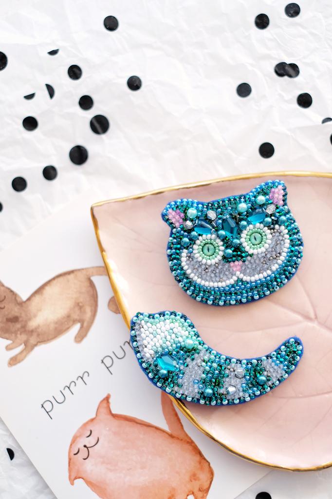 Набор для вышивки бисером украшения на натуральном художественном холсте Абрис Арт Животные