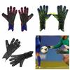 1 Pair Rubber Kids Goalie Gloves Finger Protection Goalkeeper Gloves   Play Football