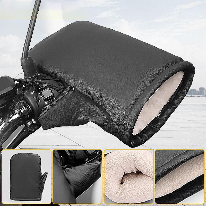 SEAMETAL Motorcycle Handlebar Muffs Winter Equipment Mitts Warmer Gloves Waterproof Handmuffs Bicycle Handle Cover Hand Covers