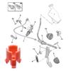 Clutch Master Cylinder Retaining Clip Circlip 9676534480 For Peugeot 207 307 308 408 3008 for Citroen C2 C3 C4 C5 C6 Elysee