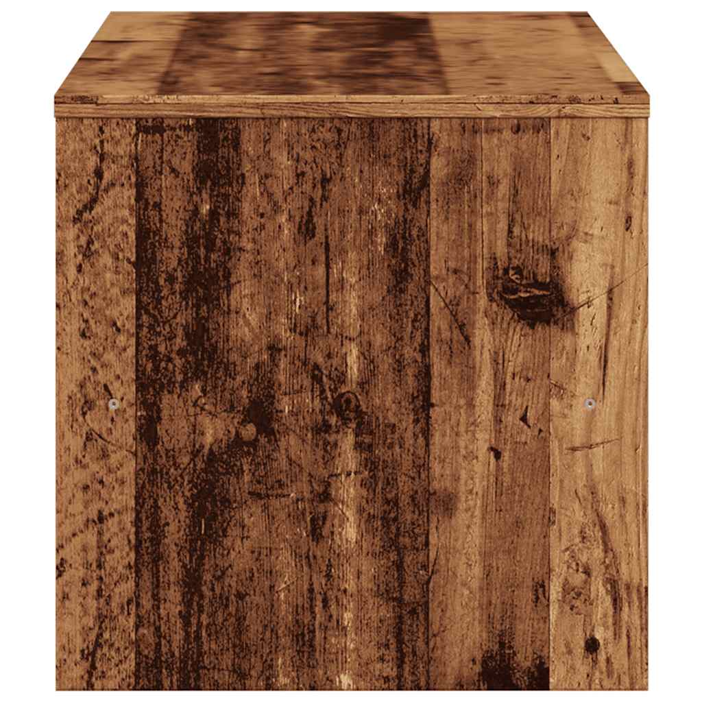 TV Stand Vintage Wood Look 100 x 40 x 40 cm Engineered Wood