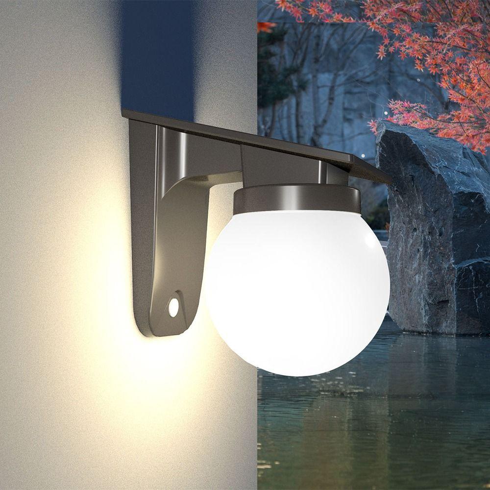 IP65 Waterproof Solar Wall Light Wall Mounted Solar Induction Lamp Solar Fence Lights  Wall Decor