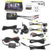 2-дюймовый мотоциклетный видеорегистратор HD 1080P DVR камера, широкоугольный кольцевой рекордер, передний и задний водонепроницаемый регистратор ночного видения для вождения