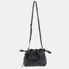 Soft Leather Fold Bag Cowhide Bag Bag Bucket Bag Drawstring Cloud Bag Single Shoulder Crossbody Bag Hand Holding Women's Bag