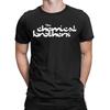 Мужские футболки The Chemical Brothers Хлопковые топы Смешные футболки с коротким рукавом и круглым вырезом Графические футболки