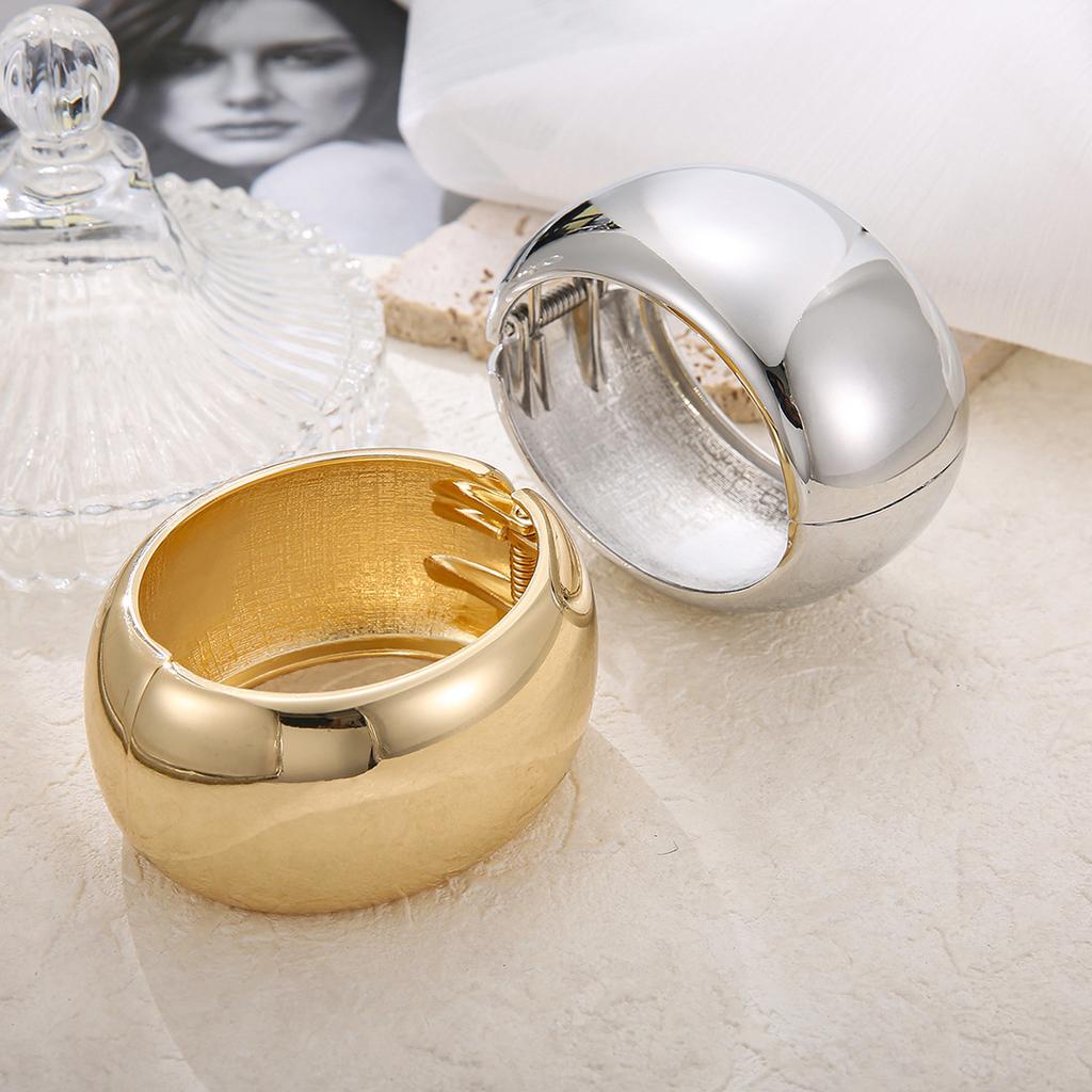Advanced Style Bracelet, European Beauty Niche Smooth Surface Bracelet, Open Mouth Bracelet