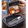 3/4 Grids Divides Food Container Stainless Steel Lunch Container Insulation Lunch Box  Camping