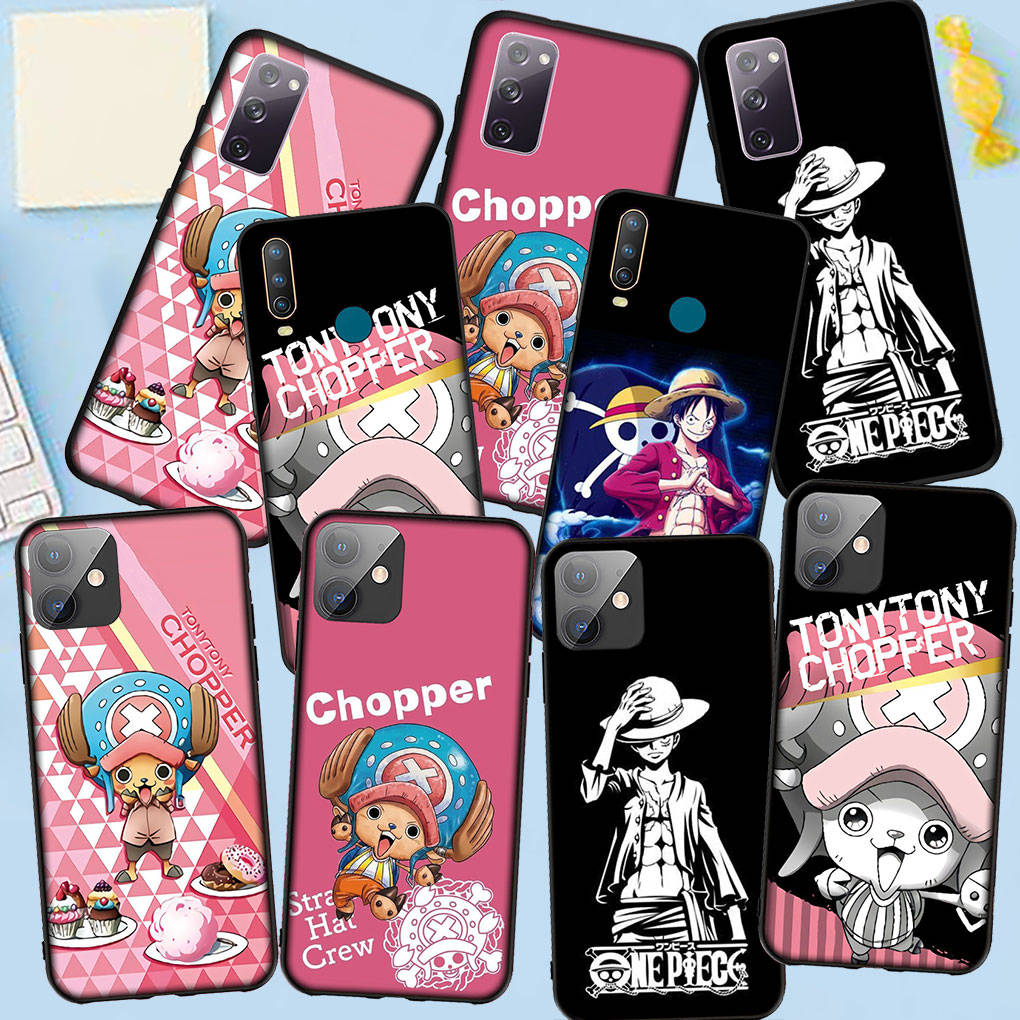 Case for Samsung Galaxy S25 S24 S23 iPhone 16 15 Xiaomi Redmi Note 14 13 12 16E 8 X 11 Pro Max XR OPPO Moto Huawei Comics Luffy One Piece Tony Chopper