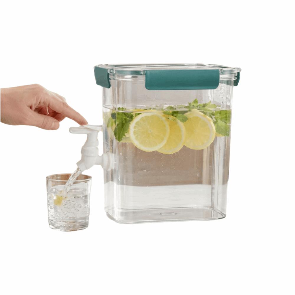 With Spigot Cold Water Kettle Plastic Water Container Portable Drink Dispenser Kitchen