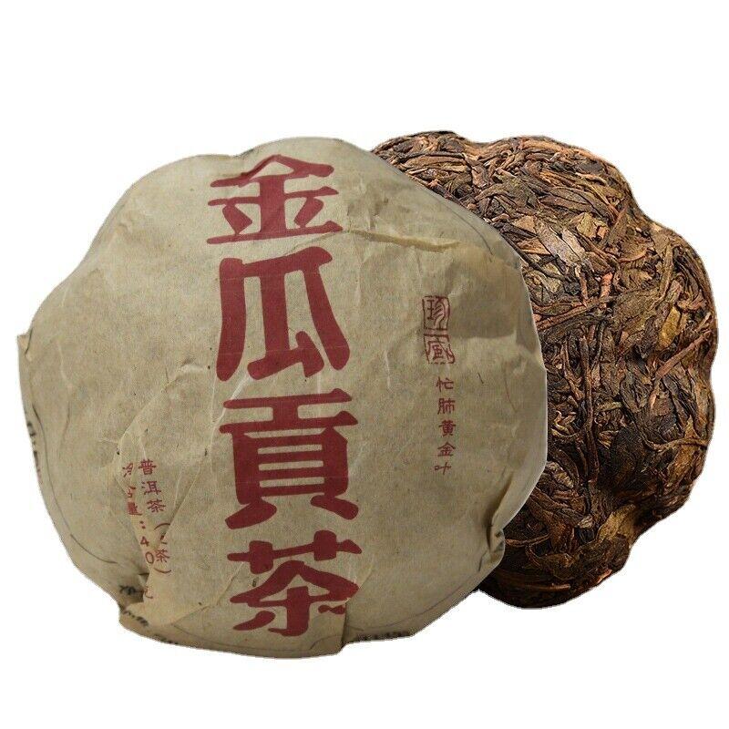 Золотая дыня 400 г выдержанного чая Пуэр из древнего дерева Сырой чай Чай Туо