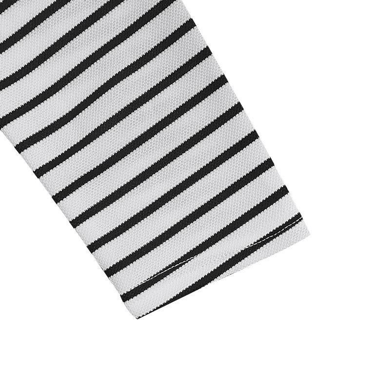 Spring Autumn Fashion Long Sleeve Men's T-shirts Button Henry Collar T Shirt For Men Vintage Striped Tees Tops