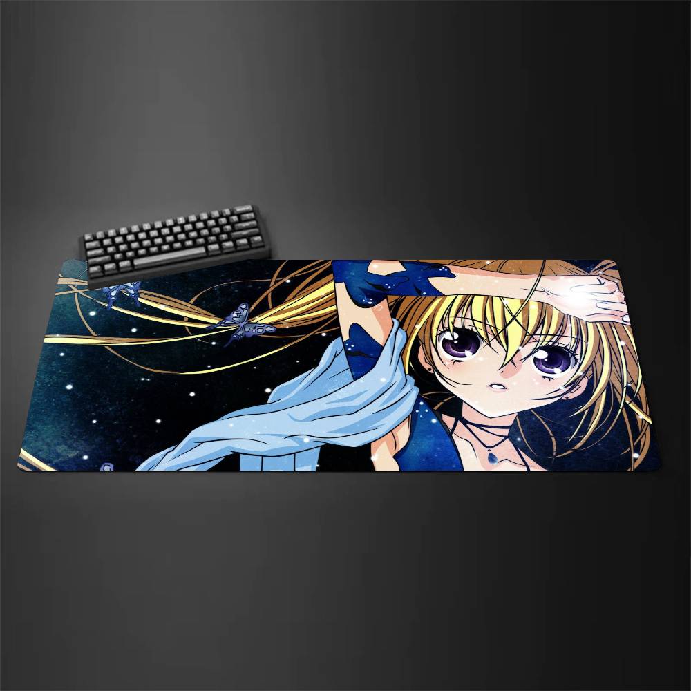 Хошина Утау Анимация S-shugo Chara Коврик для мыши Коврик для стола С подкладкой Игровые аксессуары Prime Gaming XXL Коврик для клавиатуры Коврик