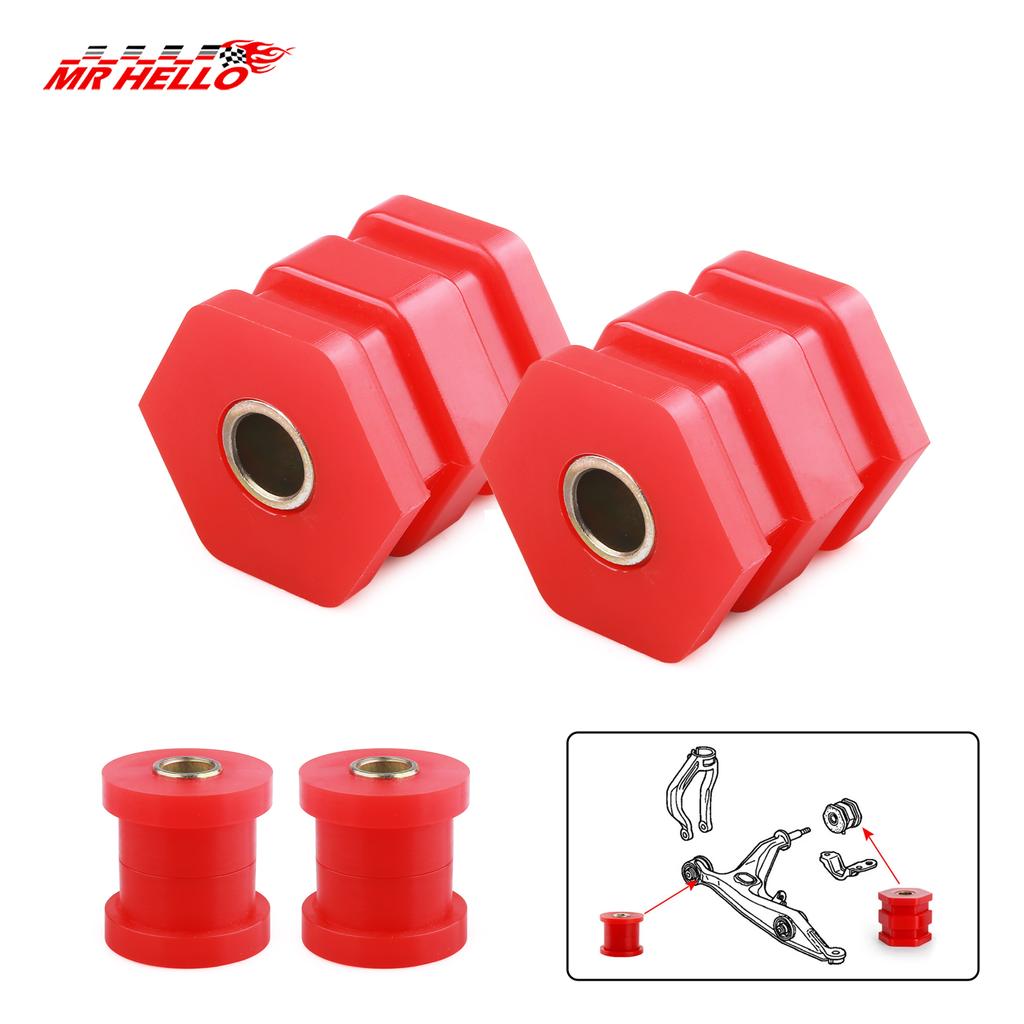 Front Lower Control Arm Bushing For Honda Civic EK EJ 1996 1997 1998 1999 2000 Stepwgn Polyurethane Car Replacement Kit