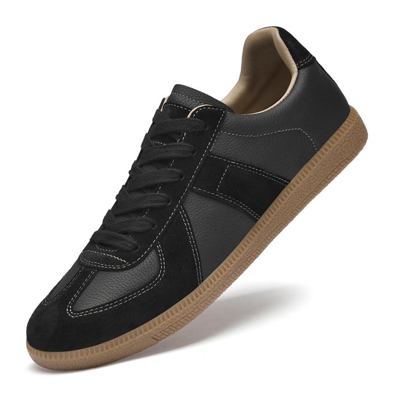 Four Seasons Genuine Leather Vulcanize Walking Shoes All-match Male Tenis Masculino Sneakers Classic Trendy Mens Casual Shoes