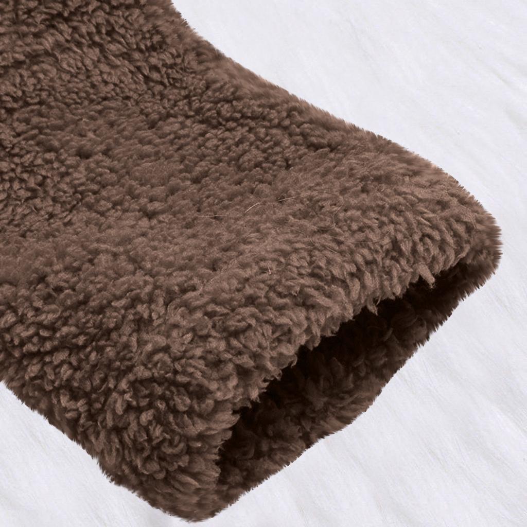 Women Plus Size Button Plush Tops Hooded Loose Cardigan Wool Coat Winter Jacket