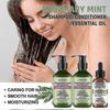 Strengthening Hair Care Kit with Rosemary Mint and Biotin for Healthier, Smoother Hair - Includes Shampoo, Conditioner, and Essential Oil Blend