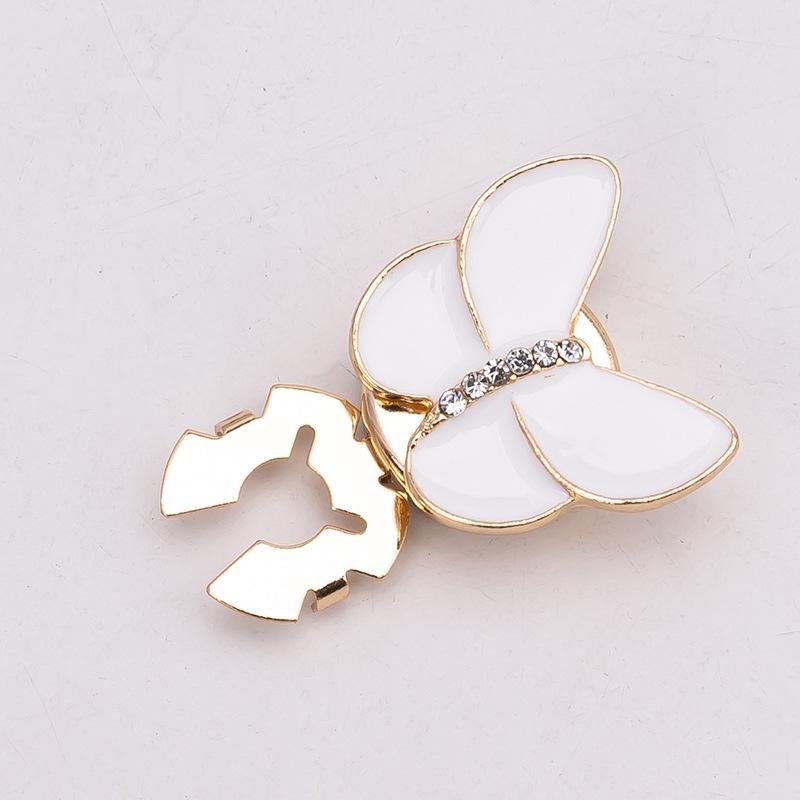 Декоративные запонки и пуговицы для воротника с цветными стразами