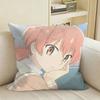 BBloom Into You YYuu Koito Merch Square Sofa Pillow Cover Solid Color Living Room Home Decor Cushion Case