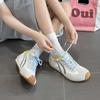 Корейская версия из натуральной кожи уродливые милые Agam немецкие тренировочные кроссовки женские 2025 весна новинка супер огонь нишевые ретро мягкая подошва повседневная спортивная обувь