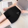 High Waist Tummy Control Three-Point Shark Women's Summer Seamless Non-Rolling Anti-Exposure Yoga Base Layer Safety Shorts