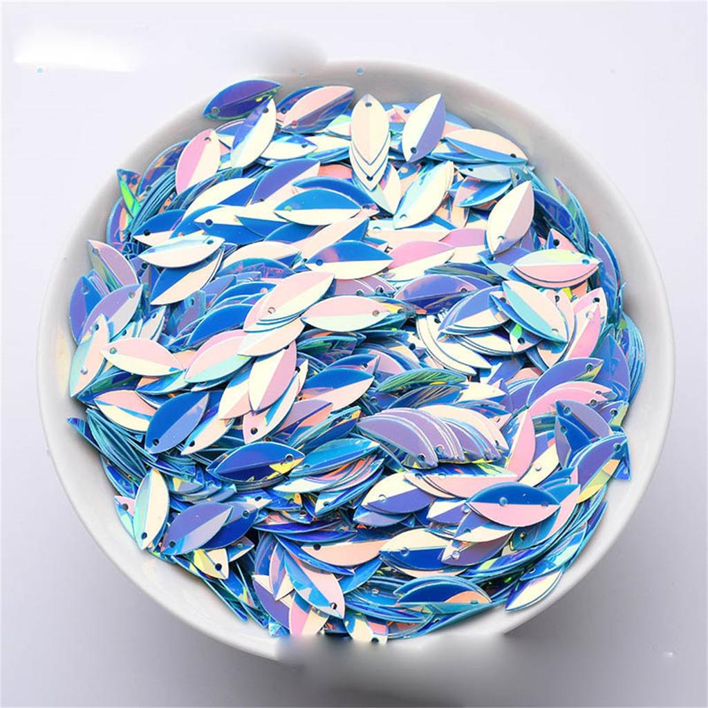 Золотые блестки пайетки своими руками 6 × 15 мм трехмерные бусины свадебное платье аксессуары аксессуары украшения для вечеринки пайетки