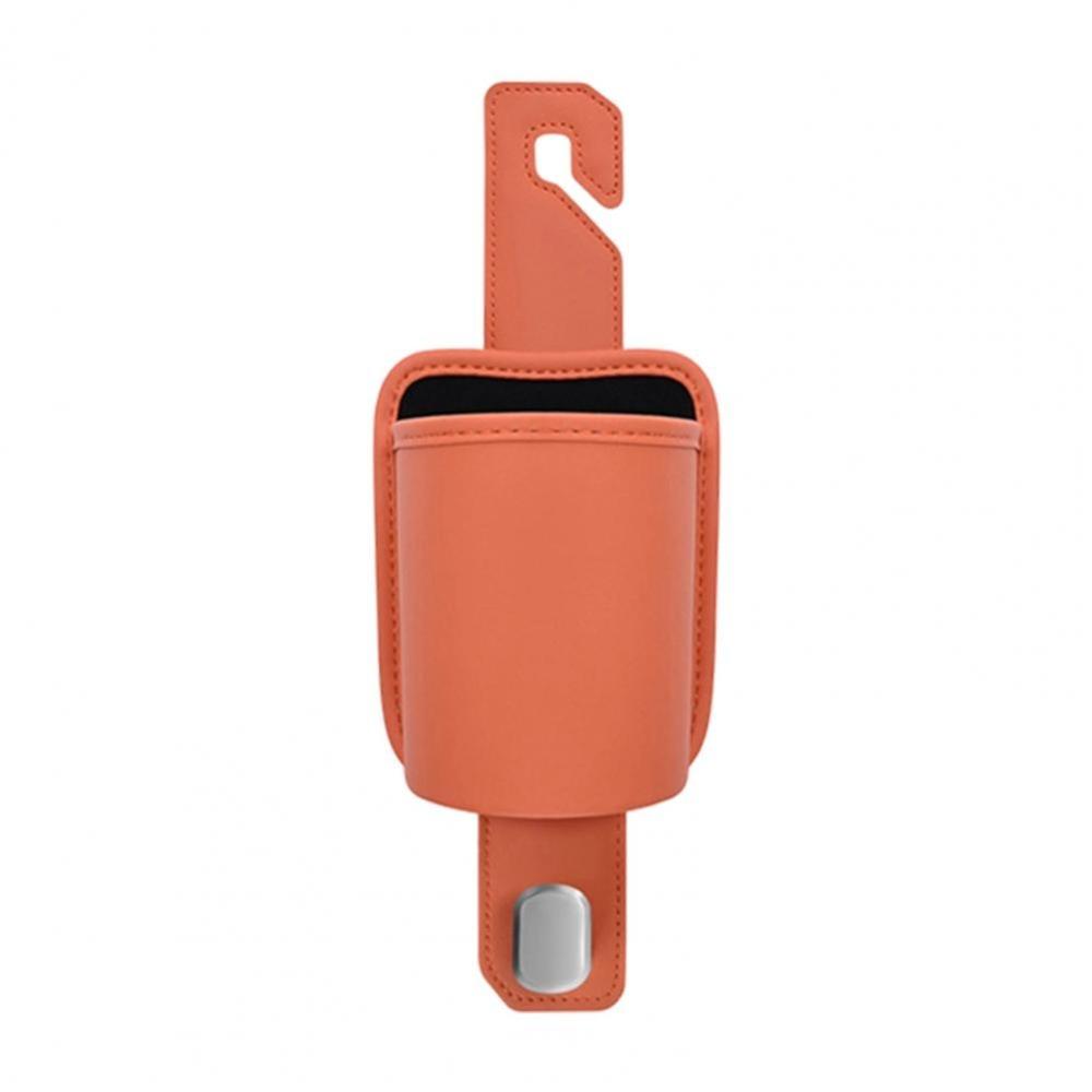Universal Car Hanging Drink Holder Leather Auto Backseat Organizer Car Interior Accessories