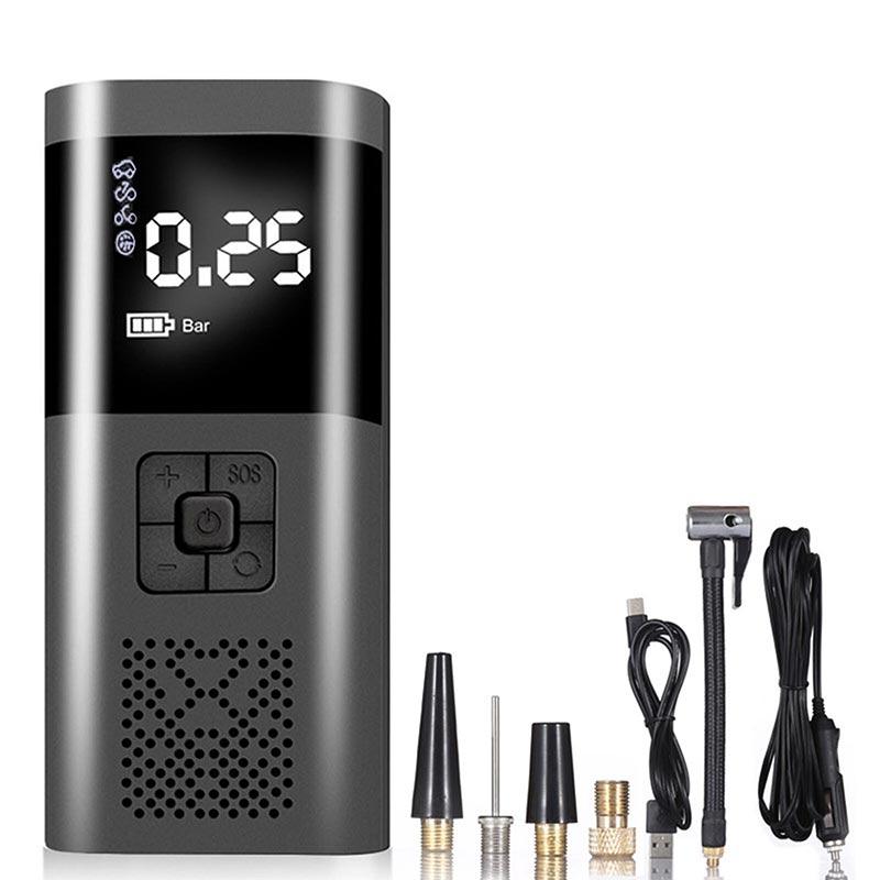 Многофункциональный электрический воздушный насос Портативный автомобильный воздушный компрессор Накачиватель шин