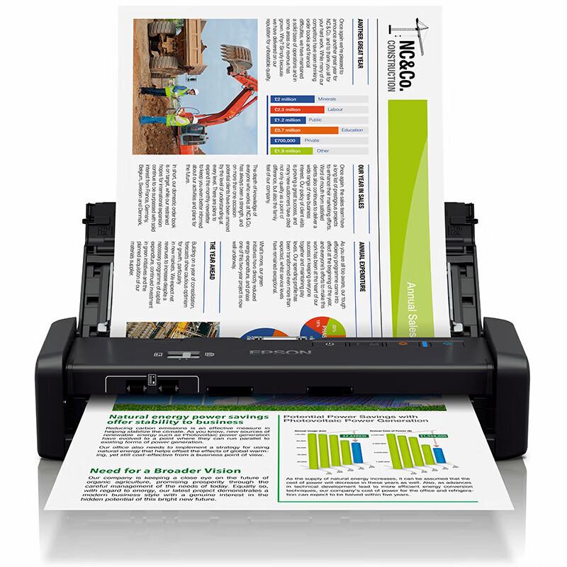 Epson DS-360W A4 Портативный двусторонний сканер документов CN-вилка (адаптер в комплекте)
