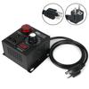 Voltage Regulator Compact Variable Voltage Controller Portable High Power AC 220V 4000W For Light Speed Temperature Volts