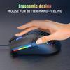 Игровая мышь Precisions Cord с 6 программируемыми кнопками, RGB-подсветкой Chromas, 6400 DPI для ПК и ноутбуков