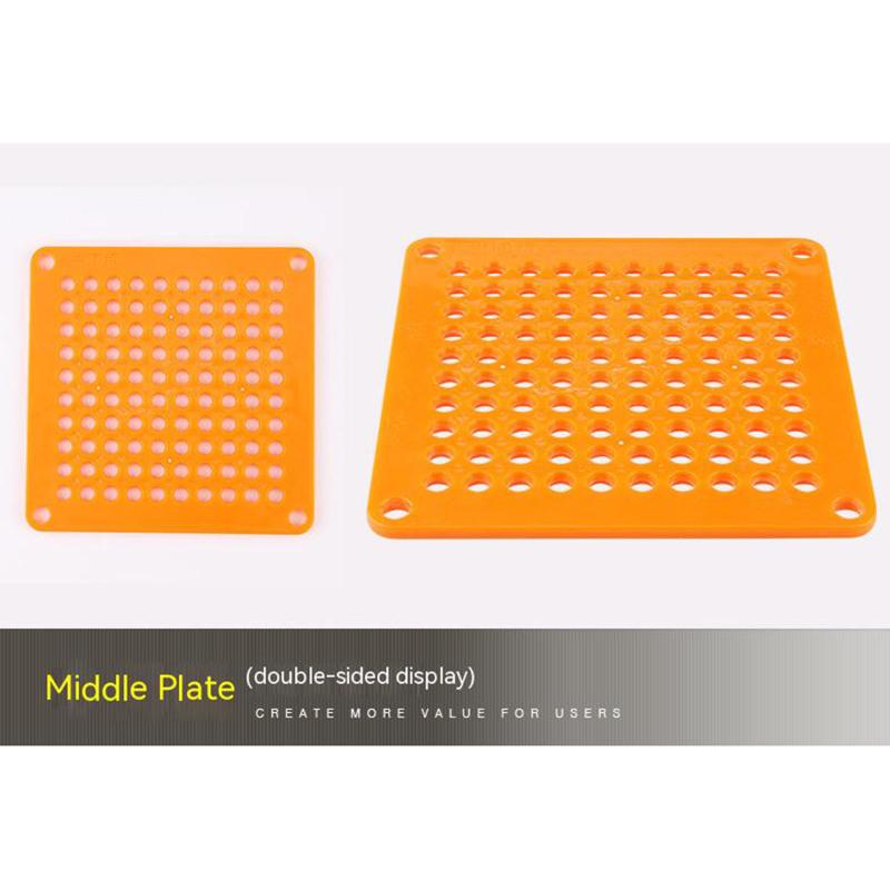 Ручная машина для наполнения капсул Многоразовый пищевой 100-гнездный наполнитель для капсул с перегородкой для порошка